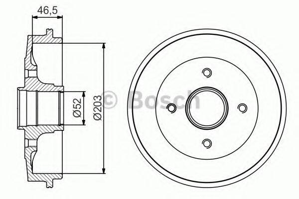 LUCAS ELECTRICAL DB 4220MR Гальмівний барабан