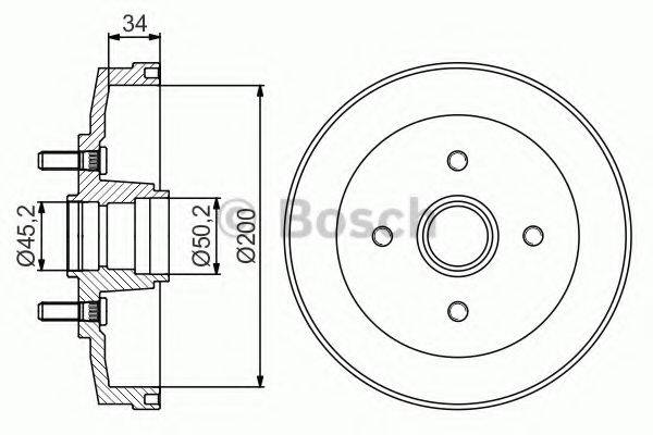 KIA 52725FD200 Гальмівний барабан