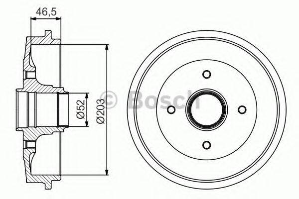 LUCAS ELECTRICAL DB 4238B Гальмівний барабан
