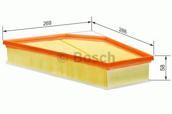 BOSCH S 0255 Повітряний фільтр