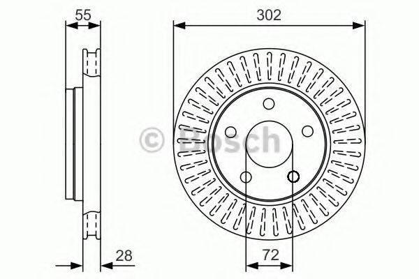 LUCAS ELECTRICAL DF 6037 гальмівний диск