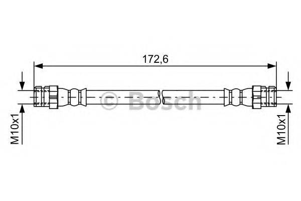 LUCAS ELECTRICAL PHA 619 Гальмівний шланг