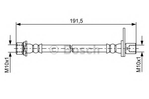 LPR 6T48425 Гальмівний шланг