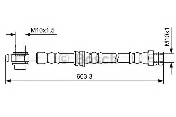 LUCAS ELECTRICAL PHD1138 Гальмівний шланг