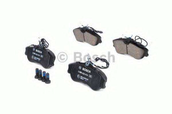 BOSCH 23124 Комплект гальмівних колодок, дискове гальмо