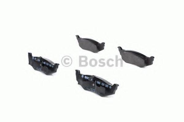 BOSCH 23561 Комплект гальмівних колодок, дискове гальмо