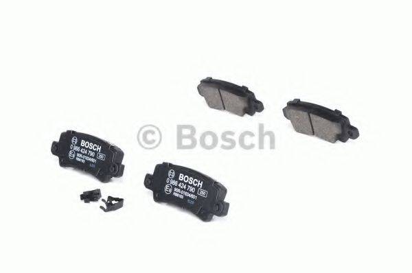 BOSCH 23 816 Комплект гальмівних колодок, дискове гальмо