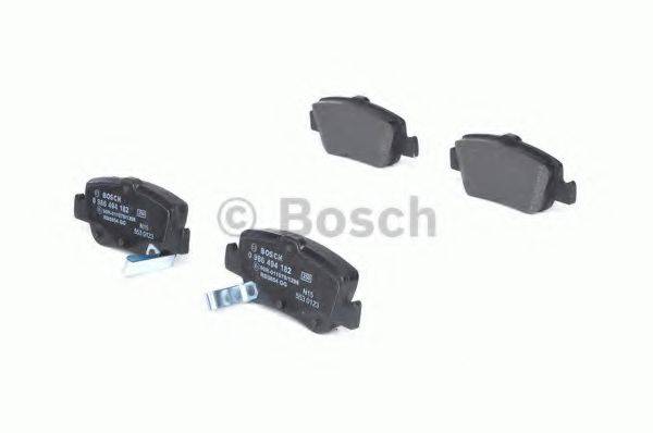 BOSCH 24664 Комплект гальмівних колодок, дискове гальмо