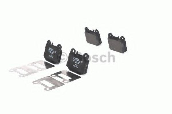 BOSCH 23157 Комплект гальмівних колодок, дискове гальмо