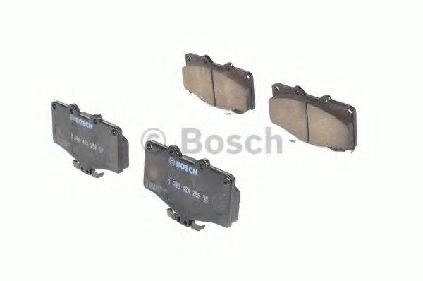 BOSCH 21 680 Комплект гальмівних колодок, дискове гальмо