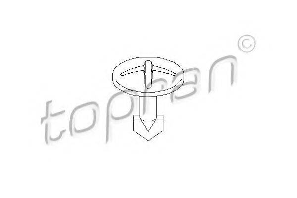 TOPRAN 111112 Пружинний затискач
