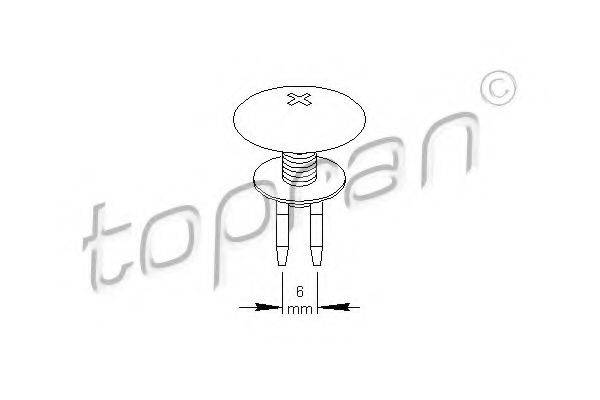TOPRAN 111482 Пружинний затискач