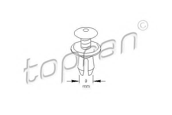TOPRAN 108802 Пружинний затискач
