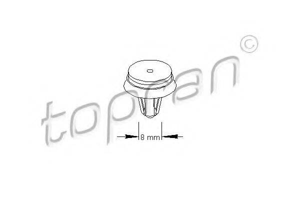 TOPRAN 111499 Пружинний затискач