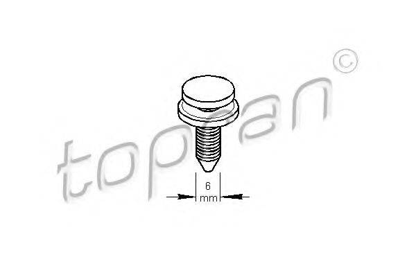 TOPRAN 111500 Пружинний затискач
