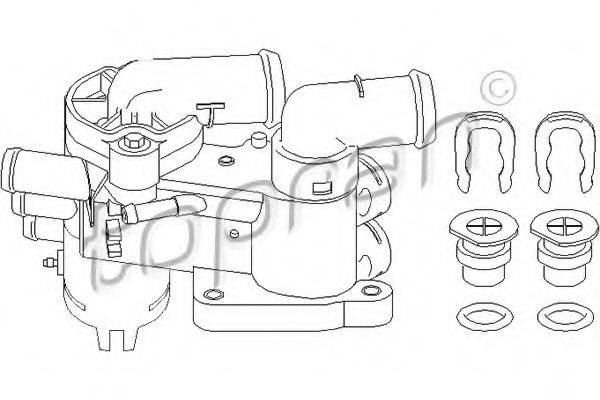 VW 032 121 111CL Корпус термостату