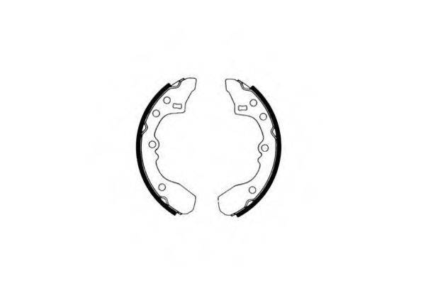 EURODEAL AUTOPARTS 434 гальмівний диск