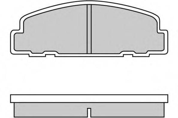 AP LP 627 Комплект гальмівних колодок, дискове гальмо