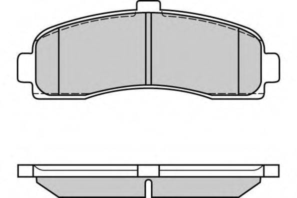 AP LP 779 Комплект гальмівних колодок, дискове гальмо