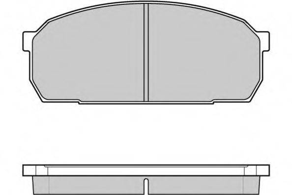 E.T.F. 23295 Комплект гальмівних колодок, дискове гальмо