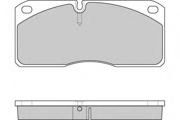 AP LP 859 Комплект гальмівних колодок, дискове гальмо