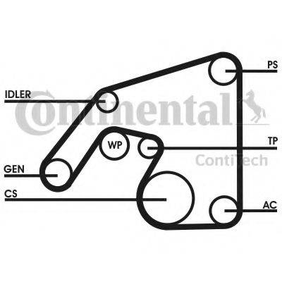 CONTITECH 6PK2380D1