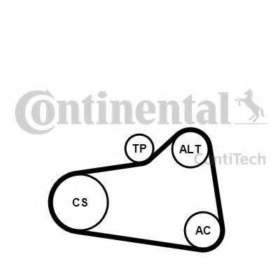 CONTITECH 6PK905 Полікліновий ремінний комплект
