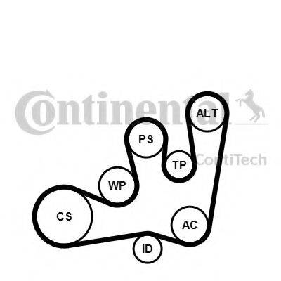 CONTITECH 6PK1642K1