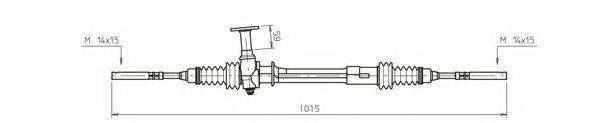 GENERAL RICAMBI OP4001 Рульовий механізм