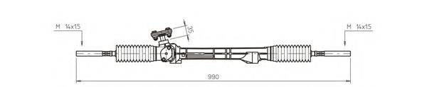 RENAULT 7701460780 Рульовий механізм