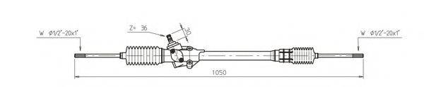 TALBOT 20328300 Рульовий механізм