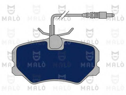 MALO 1050659 Комплект гальмівних колодок, дискове гальмо