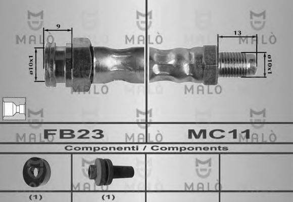 BENDIX 19035270 Гальмівний шланг