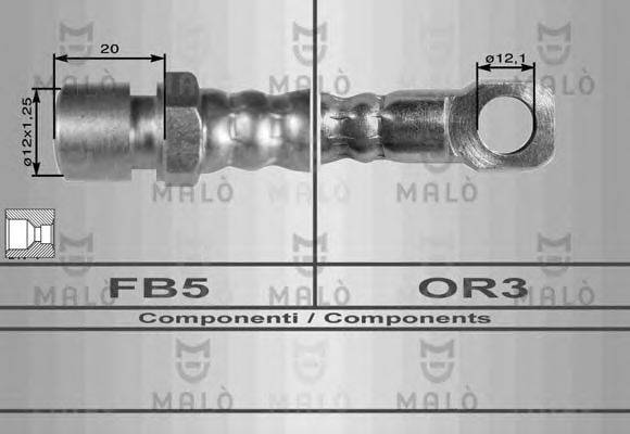 MALO 8077 Шланг зчеплення