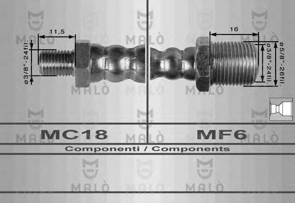 MALO 8132 Шланг зчеплення