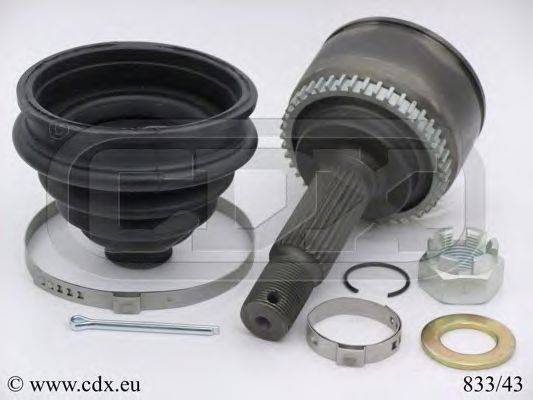 CDX 83343 Шарнірний комплект, приводний вал