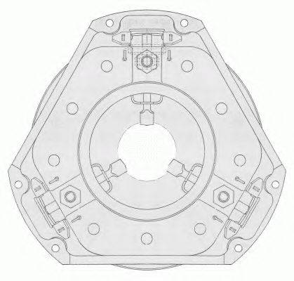 CASE IH 3054 382 R91 натискний диск зчеплення