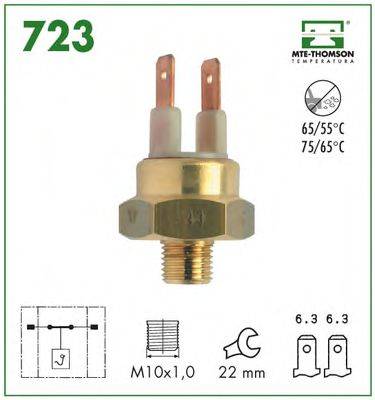 MTE-THOMSON 723 Термивимикач, вентилятор радіатора