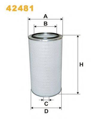 WIX FILTERS 42481 Повітряний фільтр