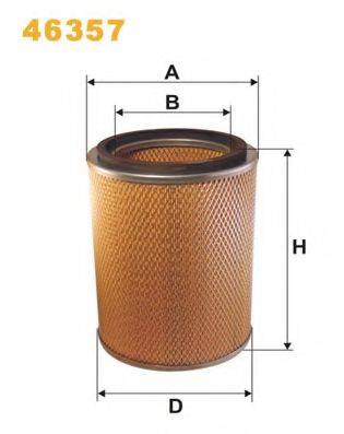 WIX FILTERS 46357 Повітряний фільтр