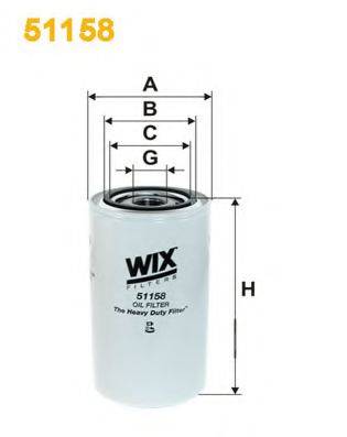 WIX FILTERS 51158 Масляний фільтр