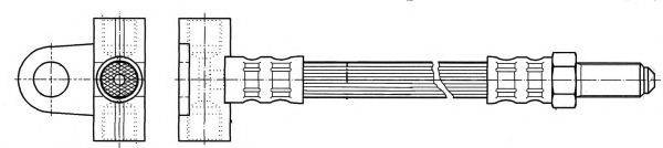LDV MEL50927L Гальмівний шланг