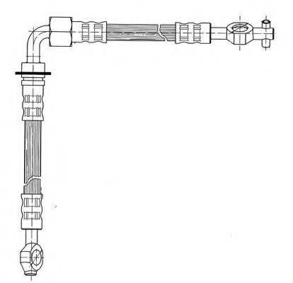 CEF 511891 Гальмівний шланг