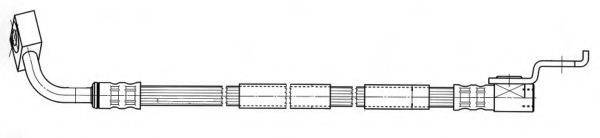CEF 513104 Гальмівний шланг