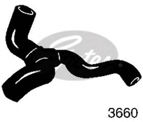 VAUXHALL 1336484 Шланг радіатора