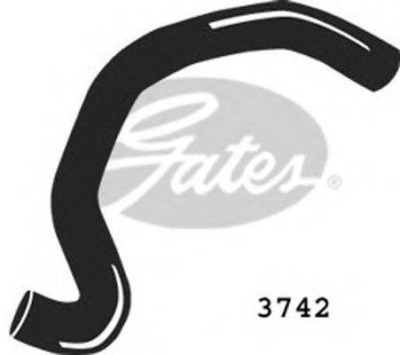 GATES 3742 Шланг радіатора