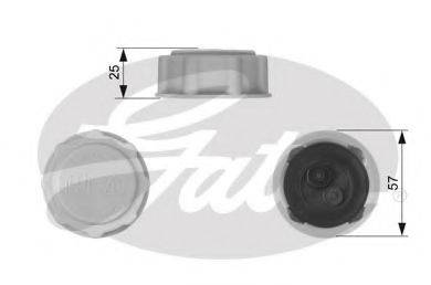 FORD 86FB8100GD Кришка, резервуар охолоджувальної рідини