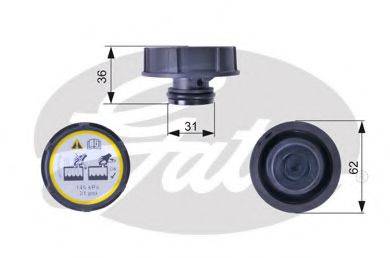 FORD 3M5H8100AD Кришка, резервуар охолоджувальної рідини