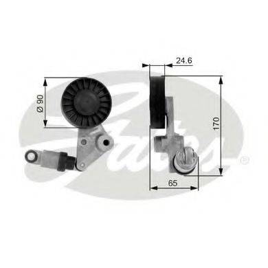 VAUXHALL 90502421 Натягувач ременя, клинового зубча