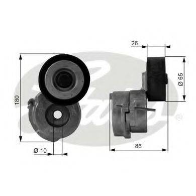 OPTIBELT 584SR Натягувач ременя, клинового зубча